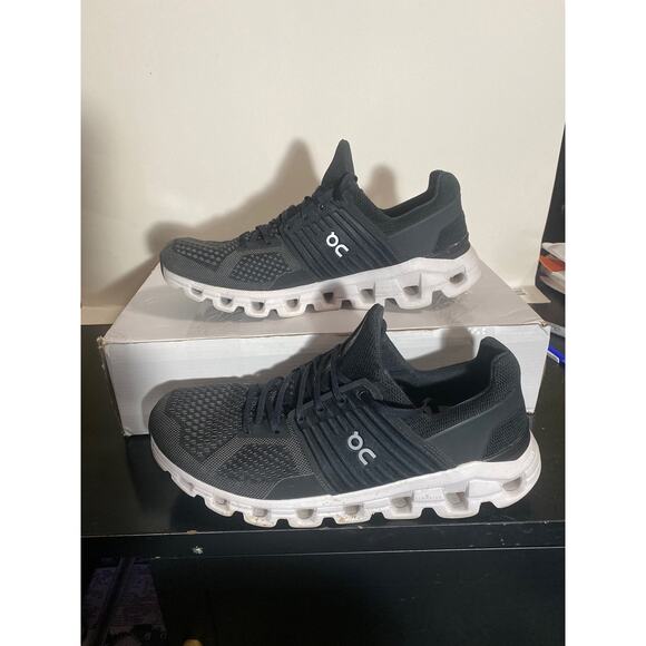 On Cloud Cloudswift Size 12 Black/Rock - 41-99585 - Picture 3 of 9